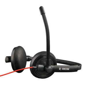 Bluestork MC301 Office headset fekete-piros
