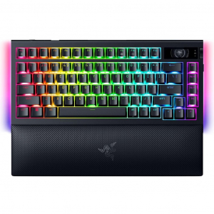 Razer BlackWidow V4 Pro 75% vezeték nélküli US billentyűzet fekete (RZ03-05130100-R3M1)