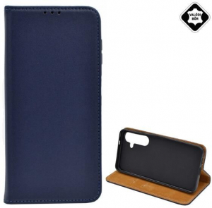 Gigapack Samsung Galaxy S24 (SM-S921) valódi bőr fliptok sötétkék (GP-152422)
