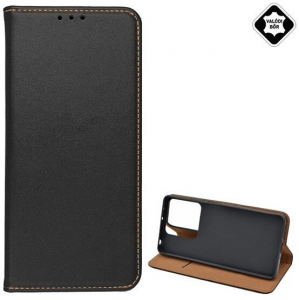 Gigapack Xiaomi Redmi Note 13 5G valódi bőr fliptok fekete (GP-154019)