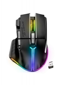 Spirit Of Gamer PRO-M5 Wireless Gaming egér fekete (S-PM5RFBK)