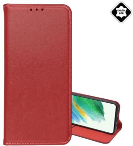 Gigapack Apple iPhone 16 Pro valódi bőr fliptok bordó (GP-160314)