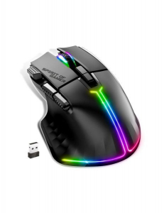 Spirit Of Gamer PRO-M5 Wireless Gaming egér fekete (S-PM5RFBK)