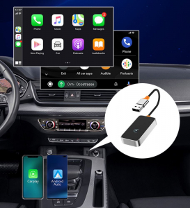 Cellect vezet&eacute;k n&eacute;lk&uuml;li carplay adapter fekete (CEL-CARPLAY-BK)