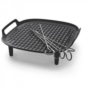 Philips tartozék grillezőkészlet (grillezőlap és 5 nyárs) 6,2 l-es Airfryer készülékhez (HD9946/00)