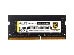8GB 3200MHz DDR4 Notebook RAM Kingsman VALUES mem&oacute;ria CL22 (KSD48G32C22SOD)