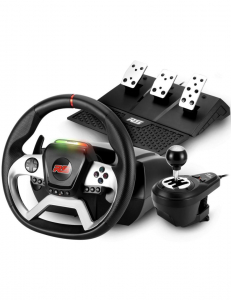 Spirit of Gamer Race Wheel Force 1080RS kormány fekete (SOG-RWF1080RS)