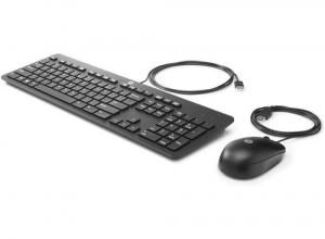 HP Business Slim USB billentyűzet + egér fekete (803181-061)
