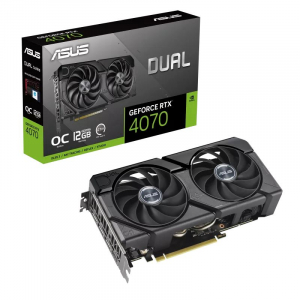 ASUS GeForce RTX 4070 12GB Dual EVO OC Edition videokártya (90YV0LM0-M0NA00 / DUAL-RTX4070-O12GD6-EVO)