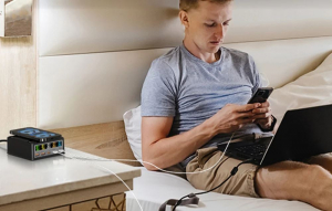 BlitzWolf BW-S28 asztali töltő 2xUSB-A, 3xUSB-C fekete