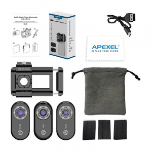 APEXEL CPL lencse / mikroszkóp okostelefonhoz (APL-MS3IN1)