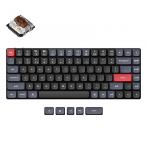 Keychron K3 Pro QMK/VIA vezeték nélküli mechanikus billentyűzet fekete (K3P-A3)