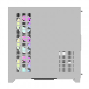 Darkflash FT418 PRO táp nélküli ablakos ház fehér + 7db ARGB ventilátor