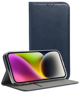 Gigapack Xiaomi 14T Pro bőr hatású fliptok sötétkék (GP-163110)