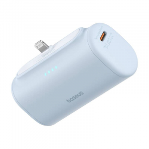 Baseus Compact Lightning Power Bank 5000mAh 20W kék (P10068307313-00)