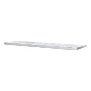 Apple Magic Keyboard Touch ID-val és számbillentyűzettel Apple chipes Mac-modellekhez (USB-C) – magyar, fehér billentyűk (MXK73MG/A)