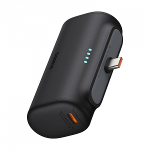 Baseus Compact USB-C Power Bank 5000mAh 20W fekete (P10068306113-00)