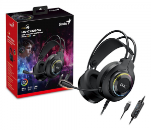 Genius HS-GX580U Gaming Headset fekete (31710028400)