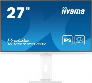27" iiyama ProLite XUB2797HSN-W2 LED monitor fehér