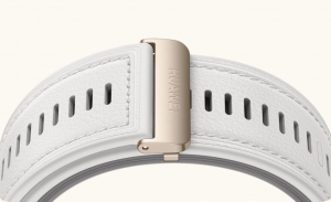 Huawei Watch D2 okosóra aranyszínű tokozás, fehér kompozit bőr szíj (55020DJF)