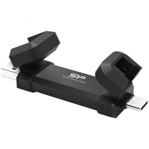 Pen Drive 1TB Silicon Power DS72 fekete USB-A/C (SP001TBUC3S72VPK)