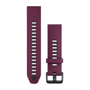 Garmin QuickFit 20 szilikon óraszíj bordó-grafitszínű (010-13391-04)
