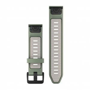 Garmin QuickFit 20 szilikon óraszíj zöld-ködszürke (010-13391-02)