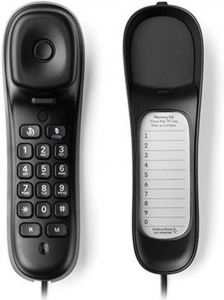 Motorola CT50 falra szerelhető vezetékes telefon fekete