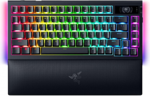 Razer BlackWidow V4 Pro 75 nemzetk&ouml;zi US (ISO) vezet&eacute;kes/vezet&eacute;k n&eacute;lk&uuml;li billentyűzet fekete (RZ03-05130300-R3E1)