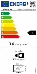 Thomson 55QG7C14 55" 4K UHD QLED Pro Google TV