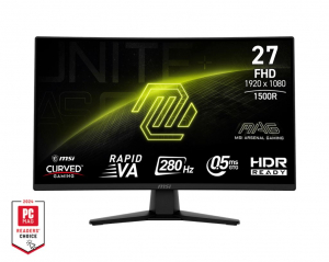 27" MSI MAG 274CXF ívelt Gaming monitor fekete (9S6-3CE31T-004)