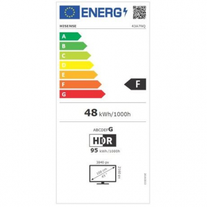 Hisense 43A7NQ 43" 4K UHD Smart QLED TV