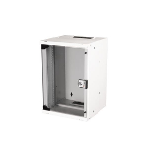 Equip 10" lapra szerelt fali rack szekrény 9U 300x300mm szürke (EWM-09-3030-G)
