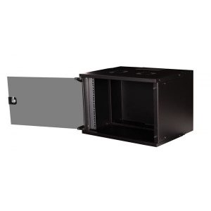 Equip 19" lapra szerelt fali rack szekrény 7U 540x400mm fekete (EWM-07-5440-B)