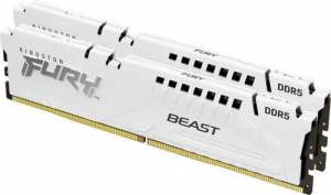 32GB 6000MT/s DDR5 RAM Kingston Fury Beast White EXPO CL36 1.35V (2x16GB) (KF560C36BWE2K2-32)