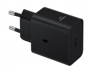 Samsung USB-C h&aacute;l&oacute;zati gyorst&ouml;ltő adapter 45W fekete (EP-T4511NBEGEU)