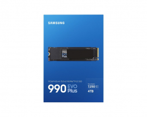 4TB Samsung 990 EVO Plus M.2 NVMe SSD meghajtó (MZ-V9S4T0BW) 3 év garanciával!