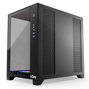 NJOY Aura táp nélküli ablakos ház fekete (CSMD-A000TAU-BL01B)