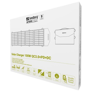 Sandberg 420-81 napelemes töltő 100W QC3.0+PD+DC