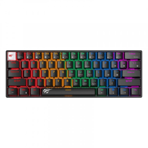 Havit KB903L angol gamer billentyűzet RGB fekete
