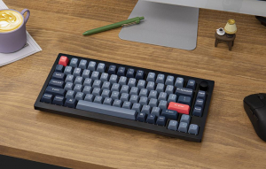 Keychron V1 Max QMK/VIA Knob Version Banana Switch vezeték nélküli mechanikus billentyűzet (V1M-D4)