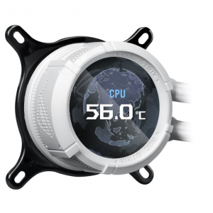 ASUS ROG STRIX LC III 360 ARGB LCD White Edition univerz&aacute;lis v&iacute;zhűt&eacute;s feh&eacute;r