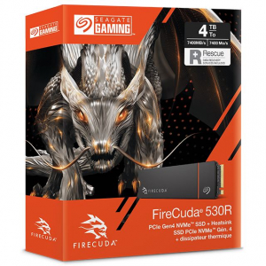 4TB Seagate FireCuda 530R Heatsink M.2 SSD meghajtó (ZP4000GM3A073)