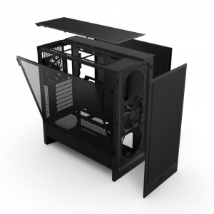 NZXT H5 Flow táp nélküli ablakos ház fekete (CC-H52FB-01)