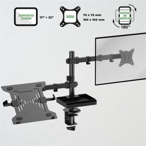 Advance XtendMounts Flex asztali monitortartó 17"-32" + notebook tartó (ADV-ARM13F)