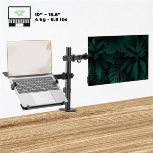 Advance XtendMounts Flex asztali monitortartó 17"-32" + notebook tartó (ADV-ARM13F)