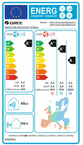 Gree Smart One GWH12AOCXB-K6DNA2C split klímaberendezés 3.51 kW fehér