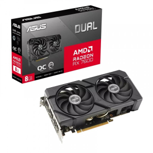 ASUS Radeon RX 7600 8GB Dual EVO OC Edition videok&aacute;rtya (DUAL-RX7600-O8G-EVO)