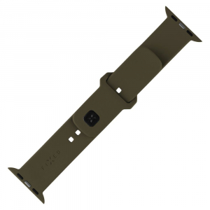 FIXED Sporty Apple Watch 38/40/41mm szilikon sz&iacute;j szett olivaz&ouml;ld (FIXSST2-436-OL)