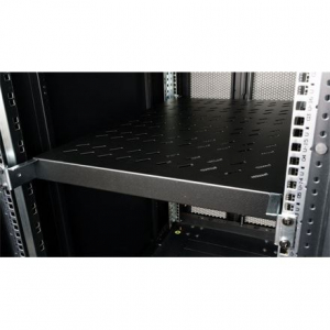 Equip 19" fix polc 1U/1000mm fekete (EZVS-19-1-10-B)